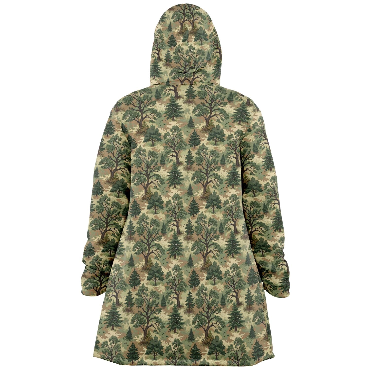 Forest Camouflage Microfleece Cloak