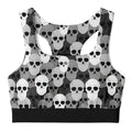 Pile of Skulls Padded Sports Bra