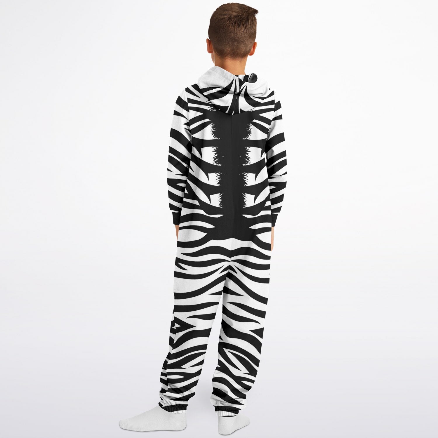 Kids Unisex Zebra Jumpsuit
