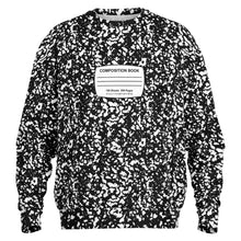 Load image into Gallery viewer, Composition Notebook Heavyweight Oversized Unisex Sweatshirt
