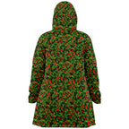 Christmas Camo Microfleece Cloak