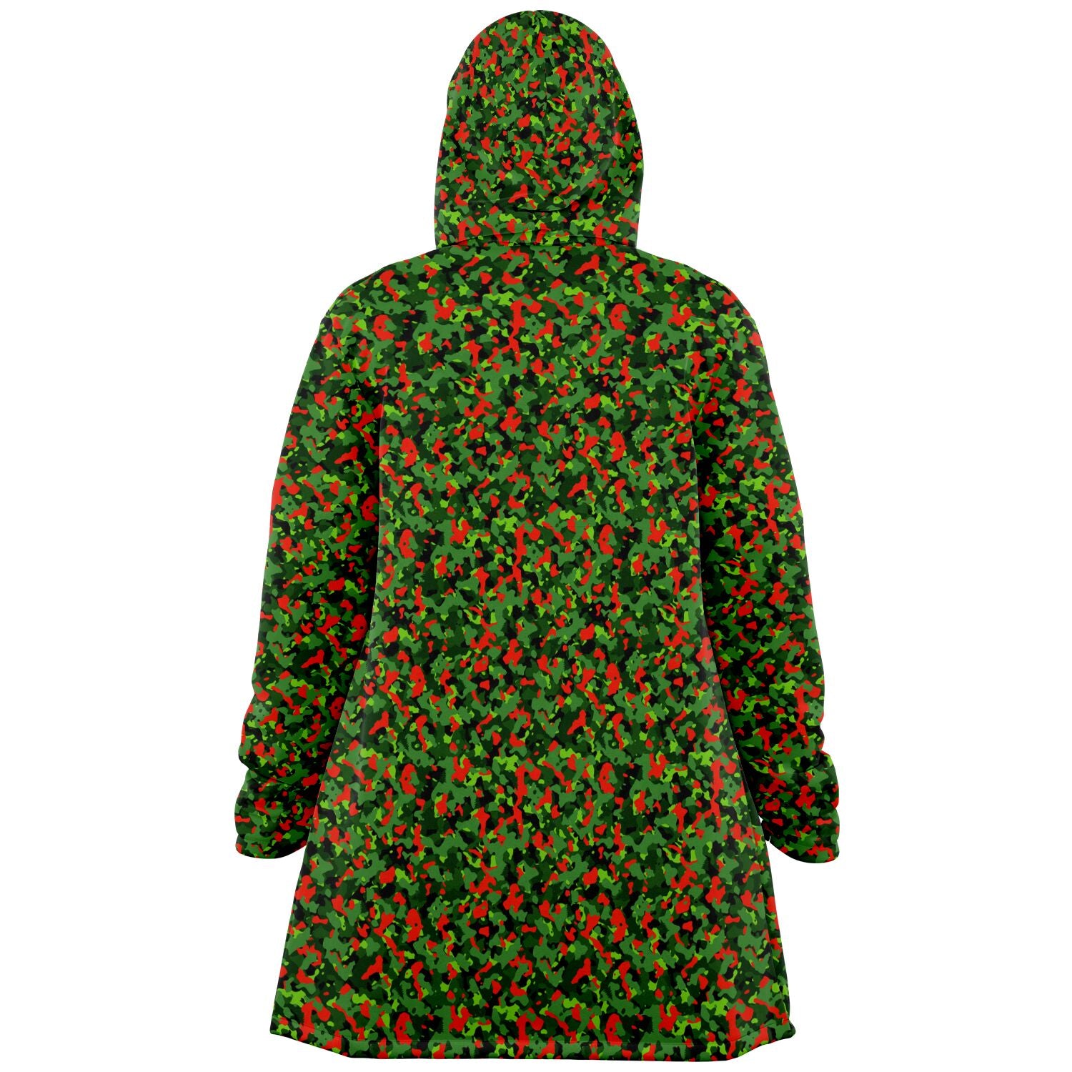 Christmas Camo Microfleece Cloak