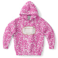 Pink Composition Notebook Unisex Kids Halloween Hoodie