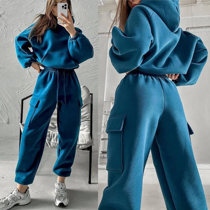 Women's Casual Hoodie an Pants Set