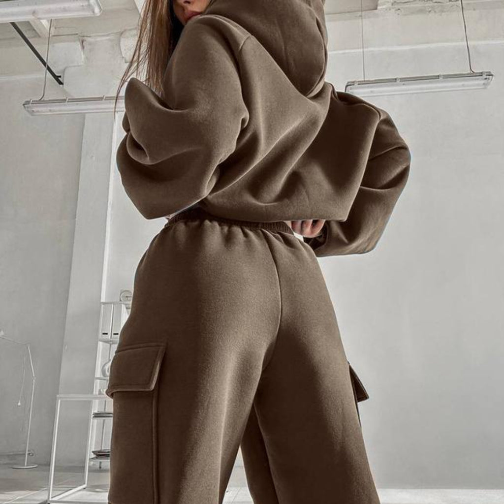 Women's Casual Hoodie an Pants Set