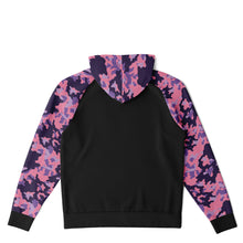 Load image into Gallery viewer, Unisex Raglan Skull Camo Hoodie

