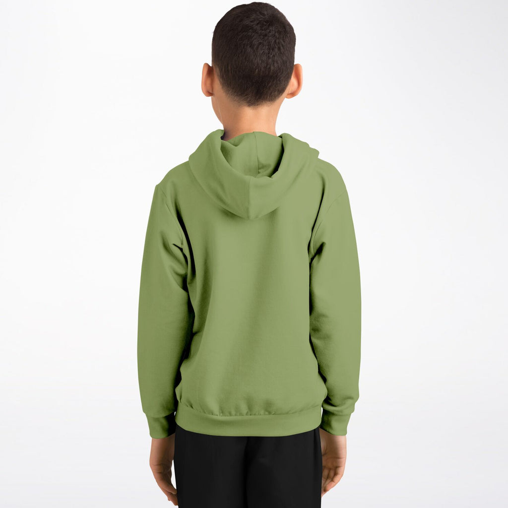 Moss Green Fashion Kids Hoodie