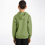 Moss Green Fashion Kids Hoodie
