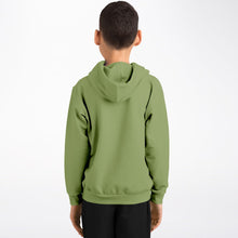 Load image into Gallery viewer, Moss Green Fashion Kids Hoodie
