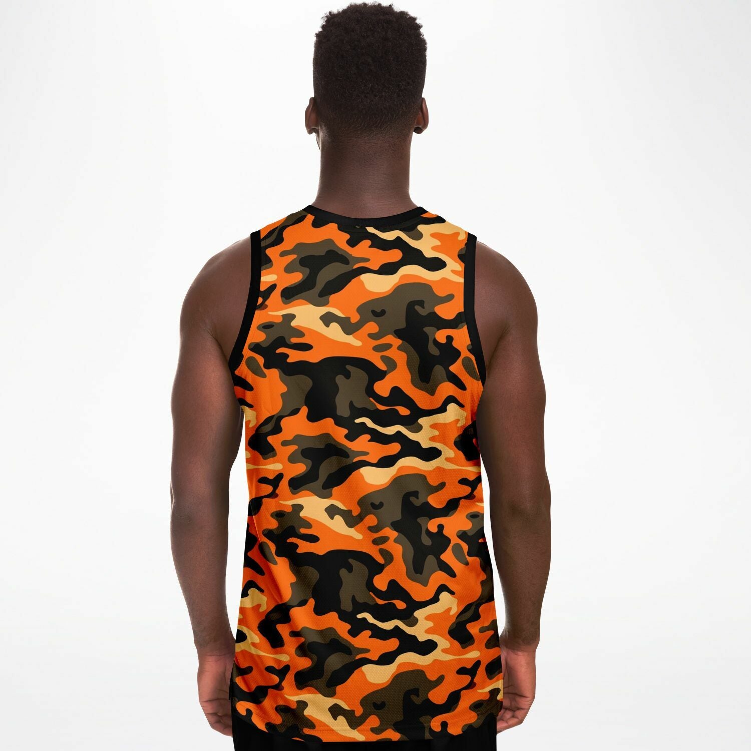 Orange Camo Basketball Jersey