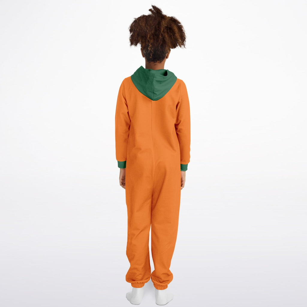 Halloween Pumpkin Kids Jumpsuit