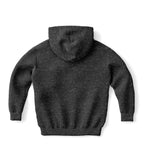 America Black Acid Wash Kids Hoodie