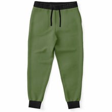 Load image into Gallery viewer, Green Athletic Jogger Pants with Black Accents
