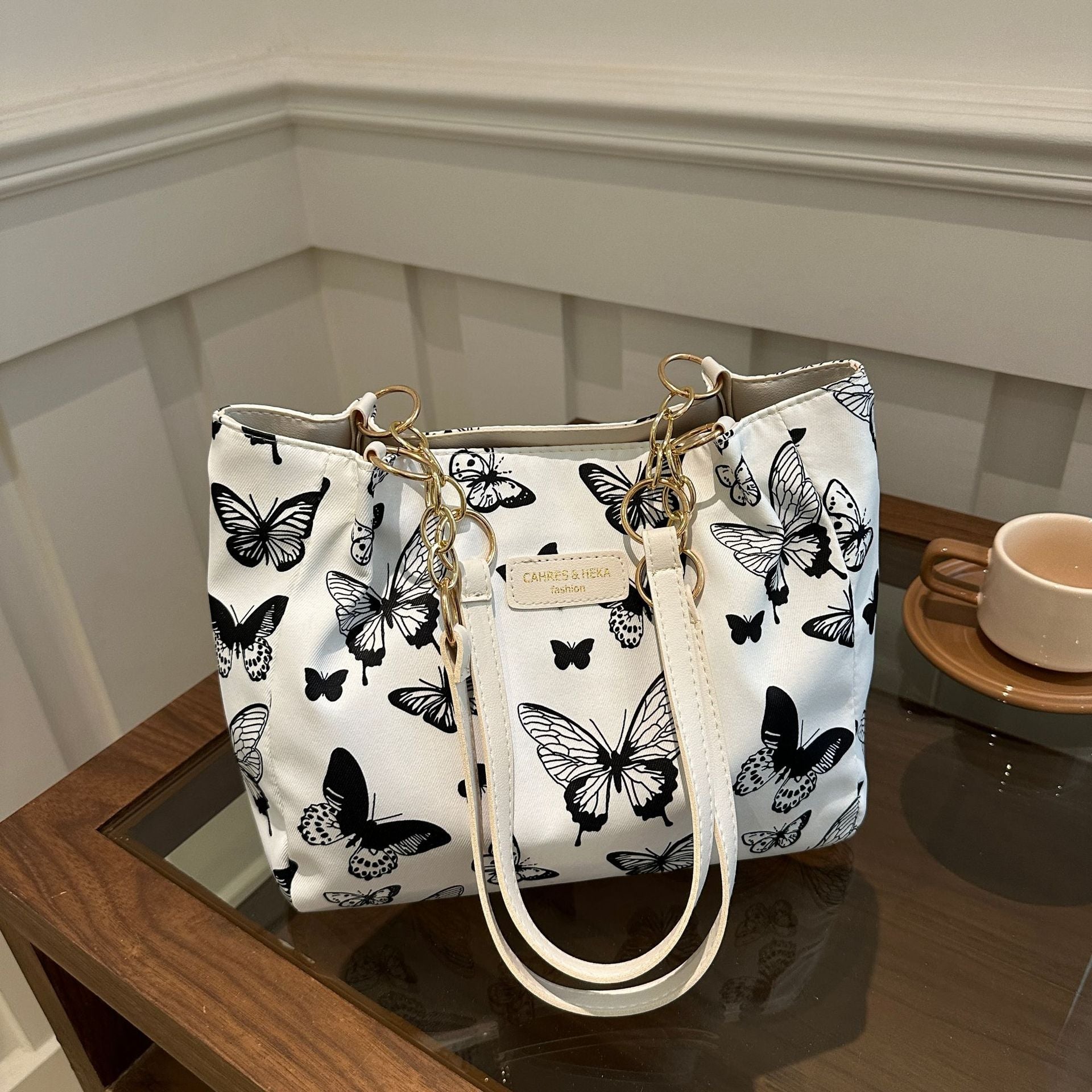 Butterfly Canvas Tote Bag