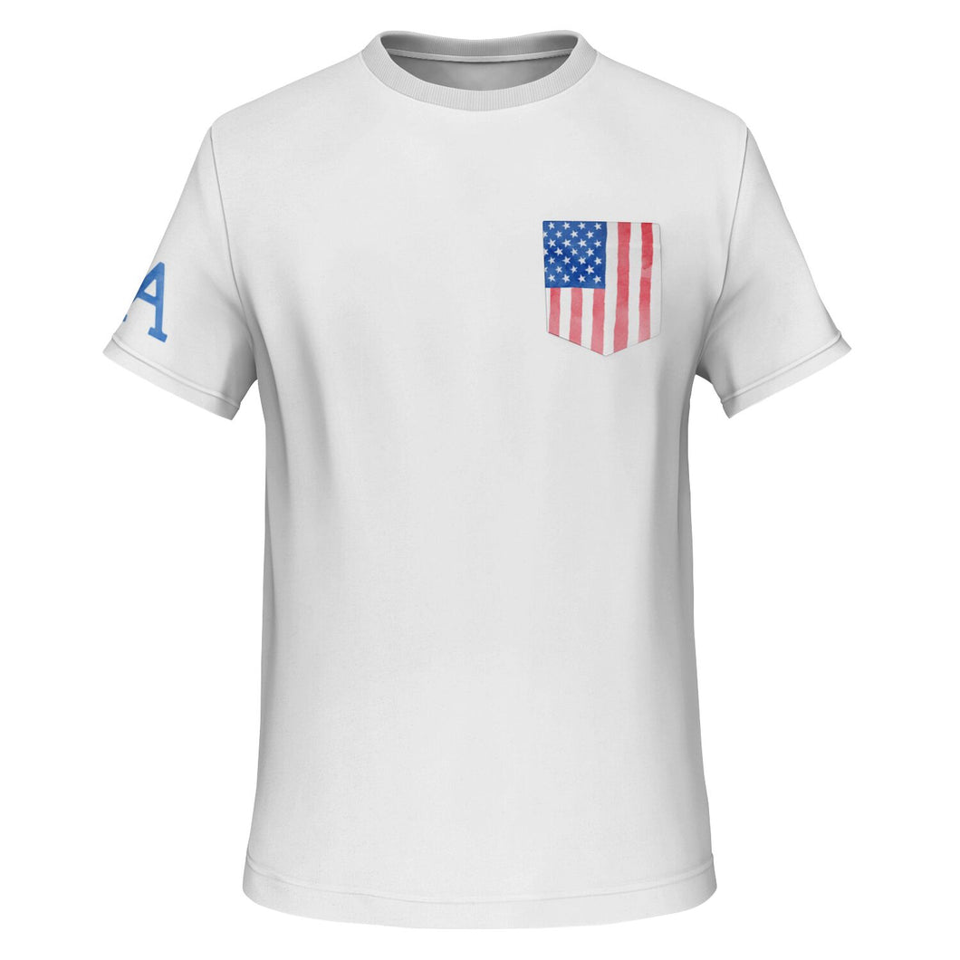 USA Ladies Pocket T-shirt