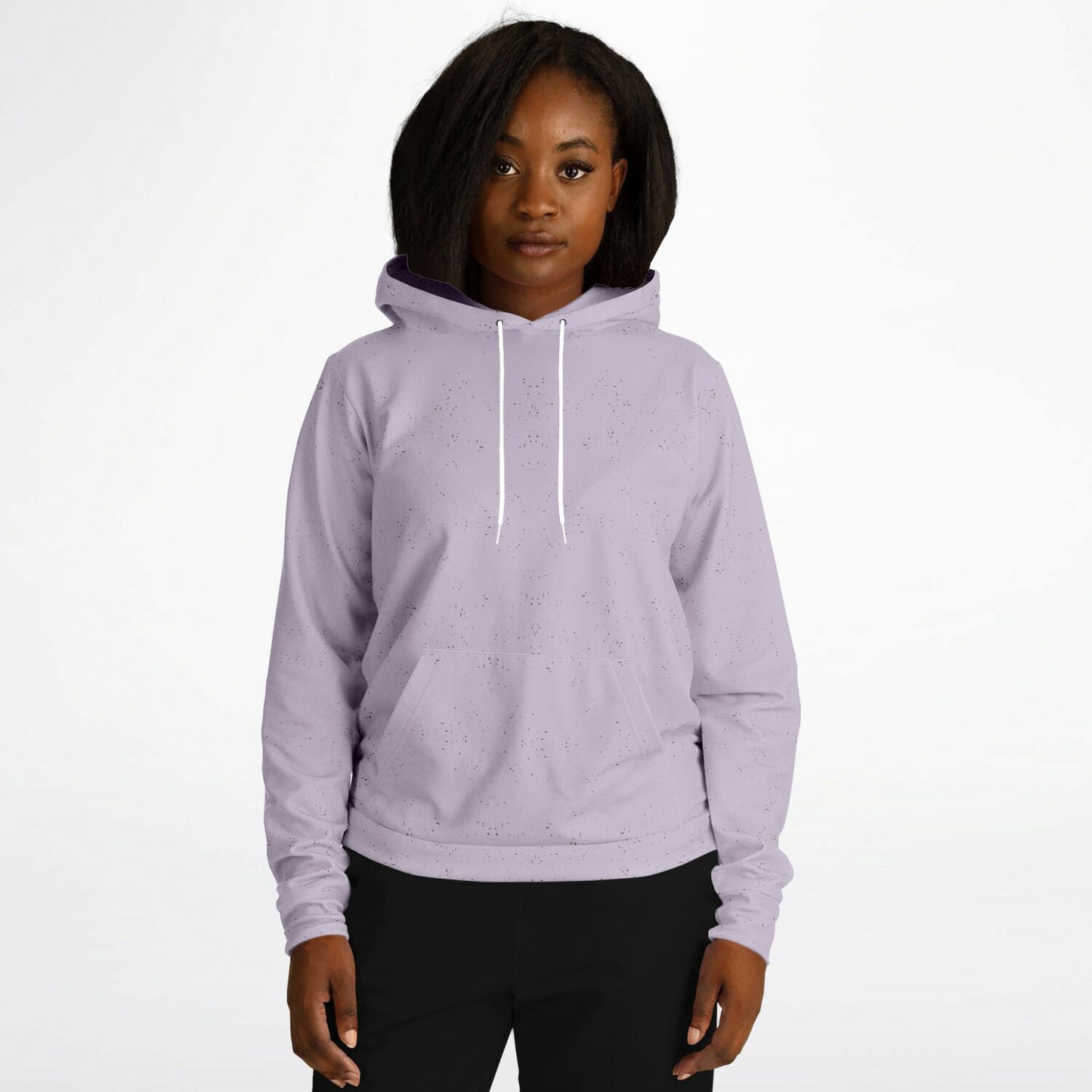 Ladies Lavendar Speckled Fashion Hoodie
