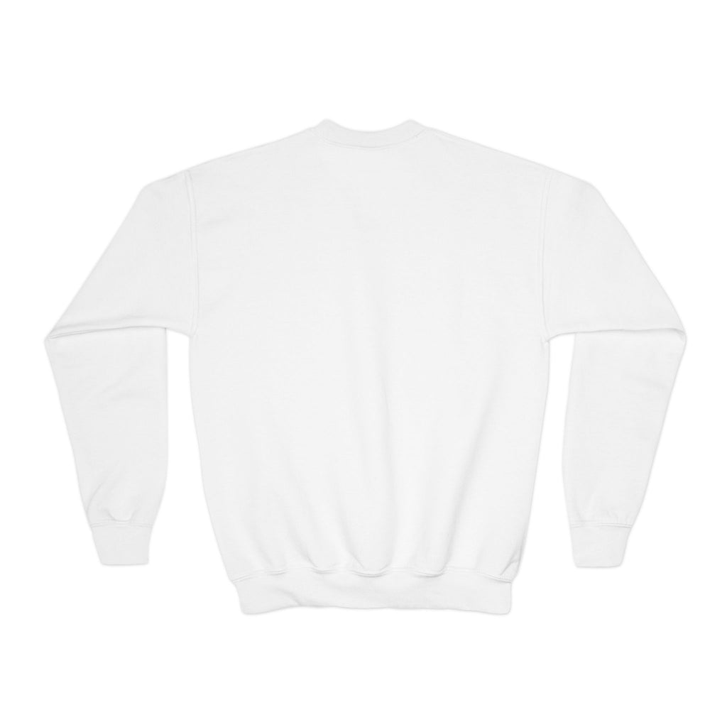Black Cat Embroidered Youth Crewneck Sweatshirt