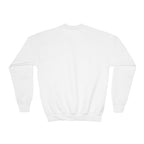 Black Cat Embroidered Youth Crewneck Sweatshirt