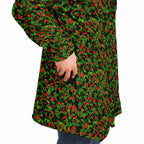 Christmas Camo Microfleece Cloak