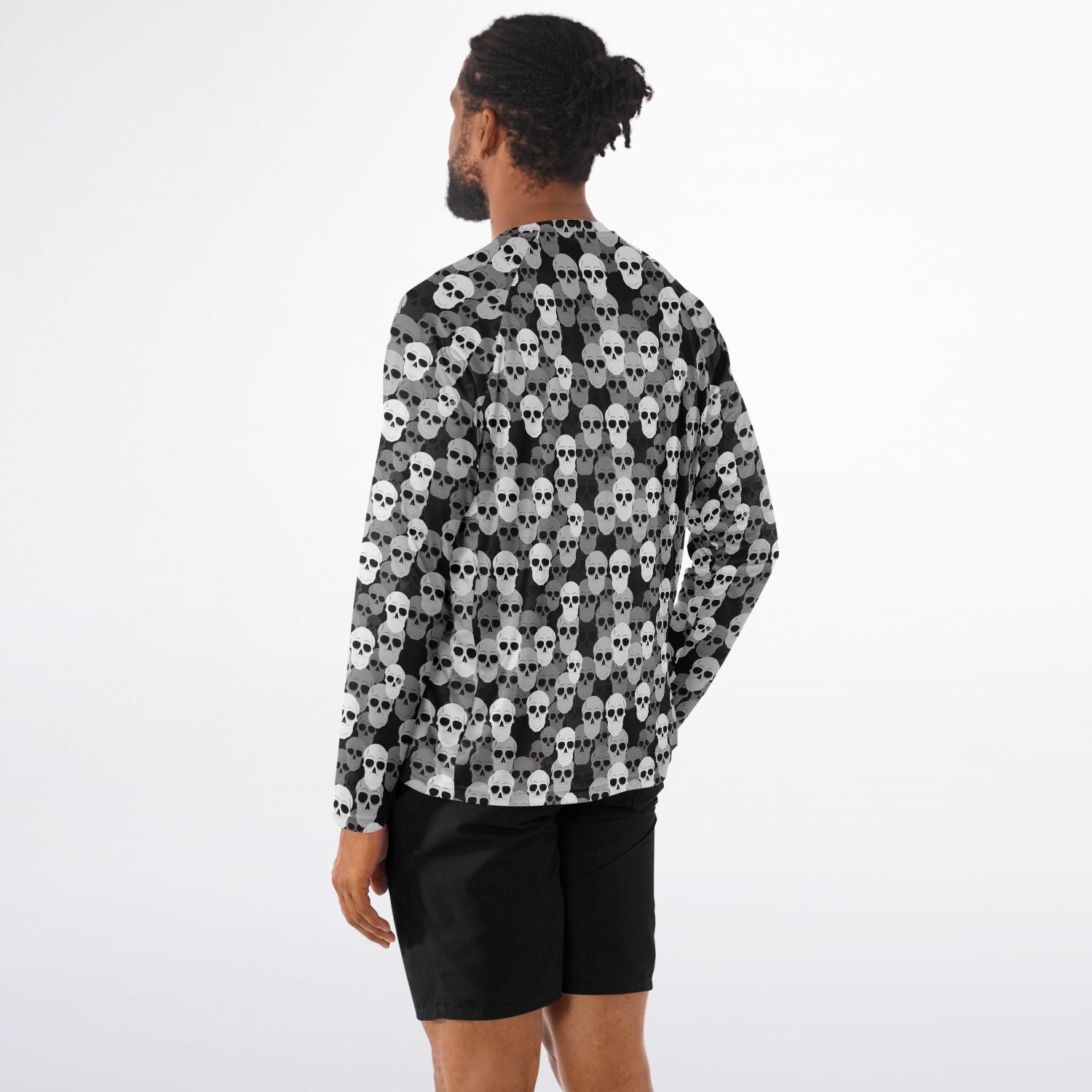 Pile of Skulls Men's Long Sleeve Performance Shirt