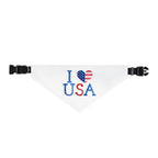 I Heart USA Clip-on Pet Bandana