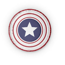 Load image into Gallery viewer, White Star Round Pillow
