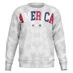 America Grey Ladies Sweatshirt