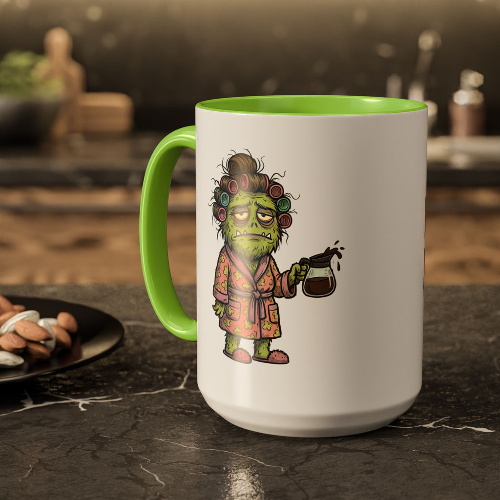 Morning Monster Mug — Funny Coffee Cup for Morning People, 15oz