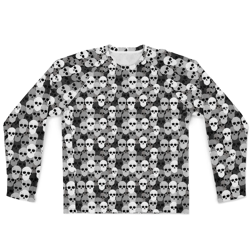 Pile of Skulls Men's Long Sleeve Performance Shirt