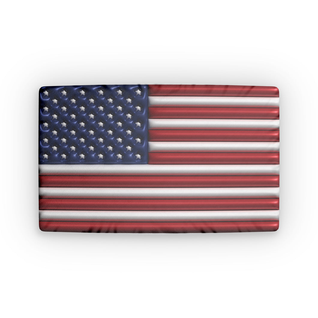 Inflated American Flag Shaped Pillow