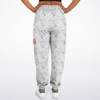 Ladies Stars and Stripes Flag Cargo Sweatpants