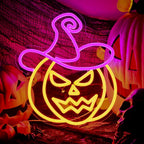 Halloween Themed Neon Colored LED Lights