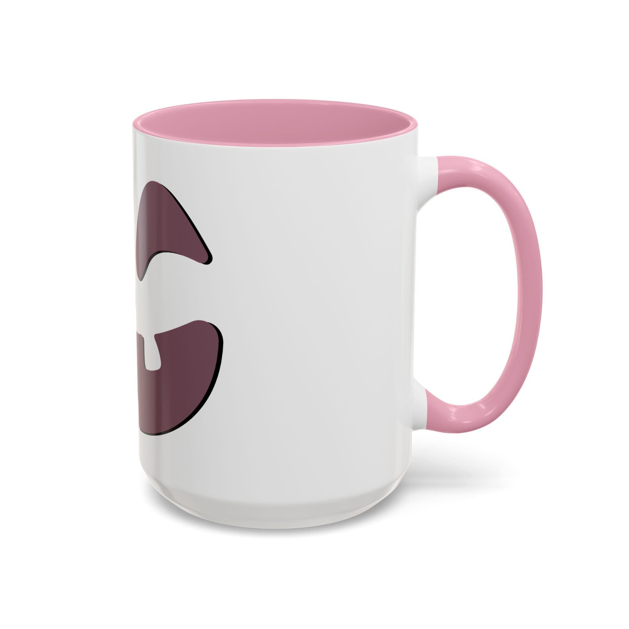 Pink Jack-O'-Lantern Coffee Mug — Cute Halloween Ceramic Mug (15oz)