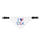 I Heart USA Clip-on Pet Bandana