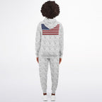 Inflated American flag Athletic Zip hoodie & Jogger