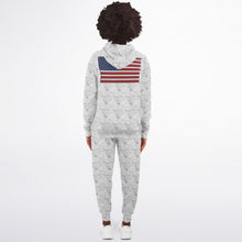 Load image into Gallery viewer, Inflated American flag Athletic Zip hoodie &amp; Jogger
