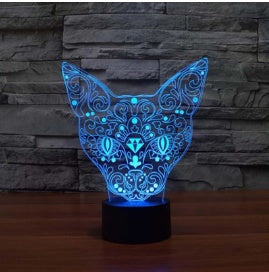 Color Changing Cat Night Light
