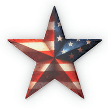 Load image into Gallery viewer, American Star Shaped Pillow
