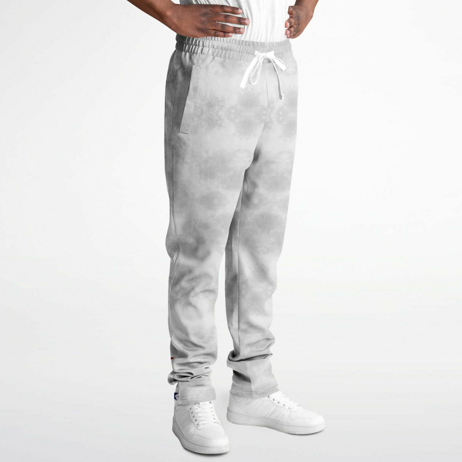 Ladies Grey RWB Star Track Pants