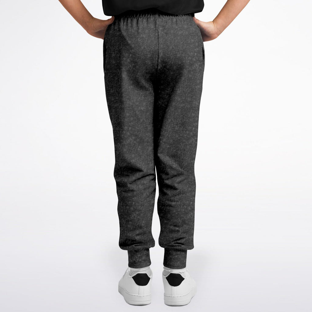 America Drip Black Acid Wash Kids/Youth Jogger