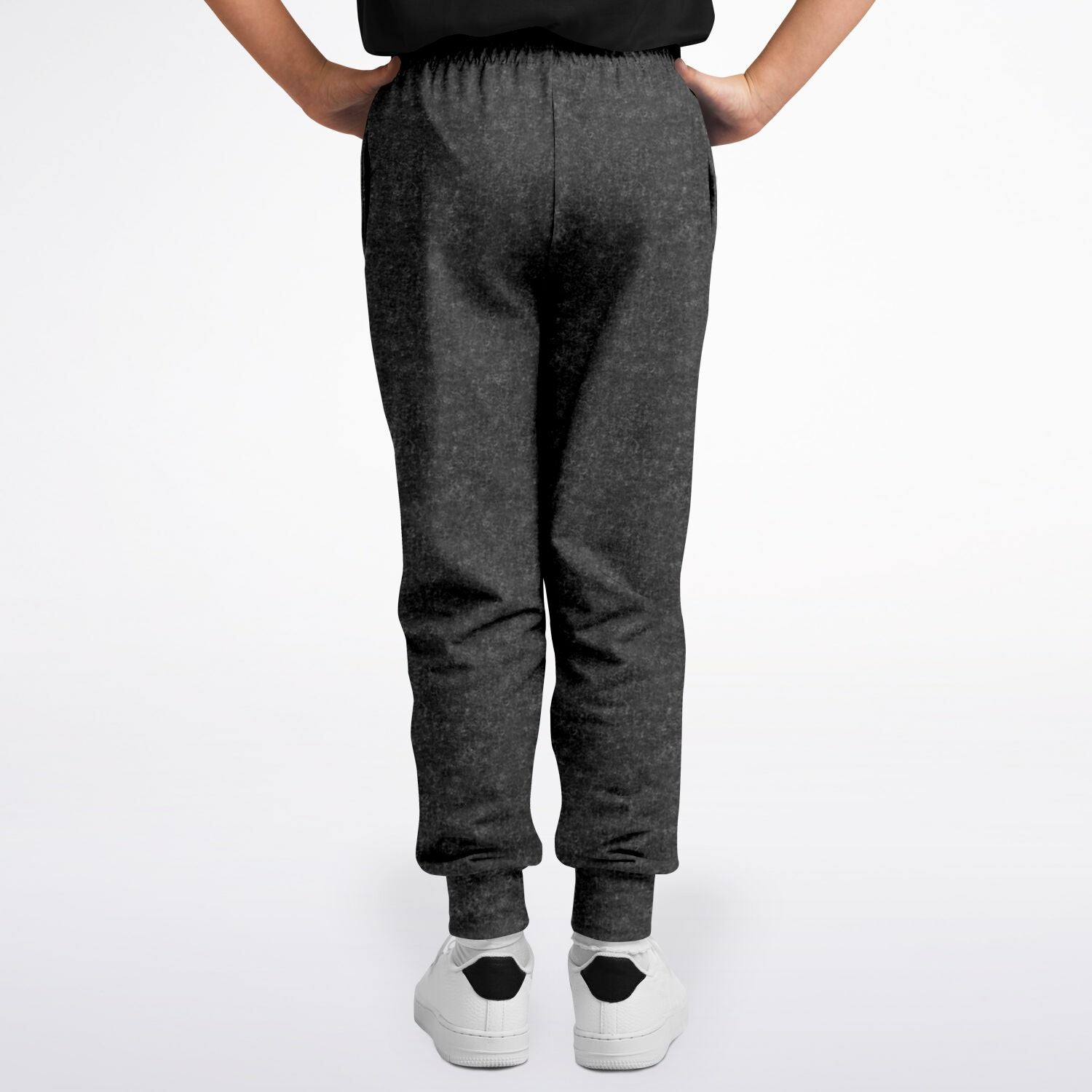 America Drip Black Acid Wash Kids/Youth Jogger