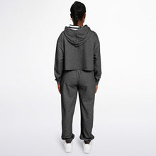 Load image into Gallery viewer, Ladies America Black Acid Wash Dance Hoodie &amp; Sweatpants Set
