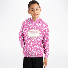 Load image into Gallery viewer, Pink Composition Notebook Unisex Kids Halloween Hoodie
