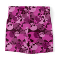 Pink Skulls Biker Shorts
