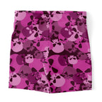 Pink Skulls Biker Shorts