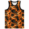 Orange Camo Basketball Jersey