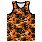 Orange Camo Basketball Jersey