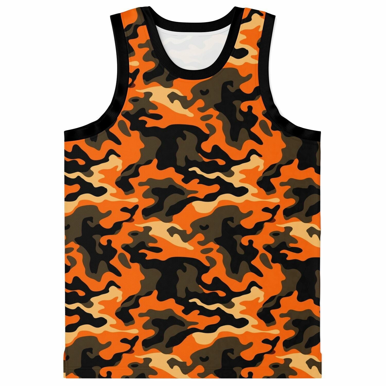 Orange Camo Basketball Jersey