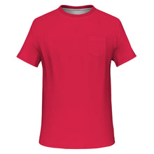 Load image into Gallery viewer, Crimson Red Ladies Pocket T-shirt
