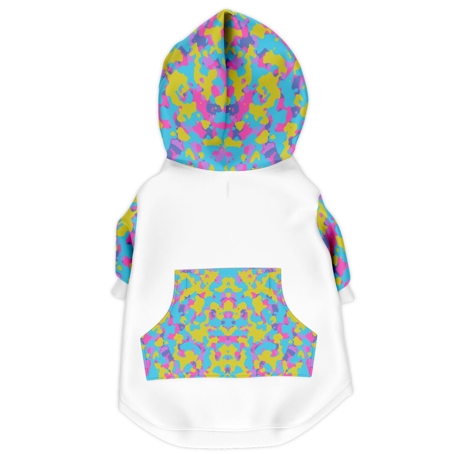 Easter Camouflage Fashion Dog Zip-Up Hoodie